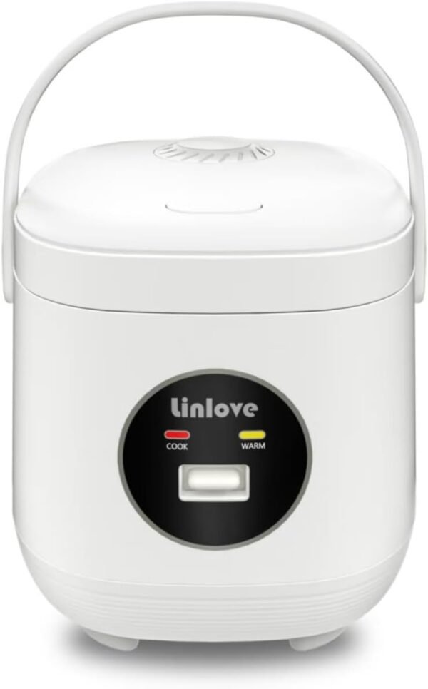 3 Cups Mini Rice Cooker Portable 1.6 Quart Capacity Non-Stick Small Rice Maker, Rice cooker with BPA Free,One Touch & Keep Warm Function,Recipe Book,Food Steamer,White,120V 3 Cups Mini Rice Cooker Portable 1.6 Quart Capacity Non-Stick Small Rice Maker, Rice cooker with BPA Free,One Touch & Keep Warm Function,Recipe Book,Food Steamer,White,120V
