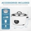 Aroma Commercial Rice Cooker Review Large Capacity One Touch Automatic Warmer