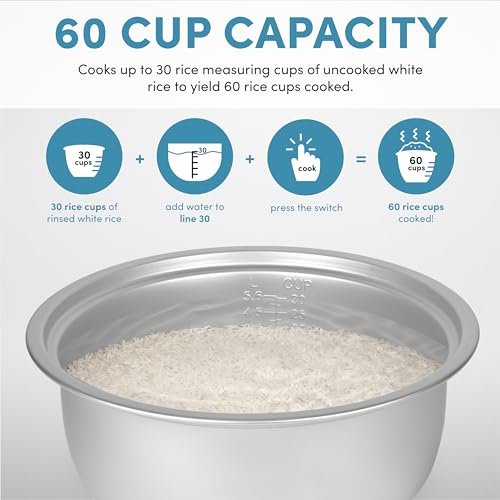 Aroma Commercial Rice Cooker Review Large Capacity One Touch Automatic Warmer