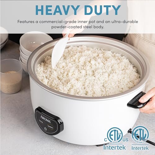 Aroma Commercial Rice Cooker Review Large Capacity One Touch Automatic Warmer