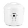 Aroma Housewares 8-Cup (Cooked) (4-Cup UNCOOKED) Digital Rice Cooker and Food Steamer (ARC-914D),White