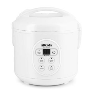 Aroma Housewares 8-Cup (Cooked) (4-Cup UNCOOKED) Digital Rice Cooker and Food Steamer (ARC-914D),White Aroma Housewares 8-Cup (Cooked) (4-Cup UNCOOKED) Digital Rice Cooker and Food Steamer (ARC-914D),White