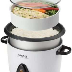 Aroma Housewares ARC-360-NGP 20-Cup Pot-Style Rice Cooker & Food Steamer, White Aroma Housewares ARC-360-NGP 20-Cup Pot-Style Rice Cooker & Food Steamer, White