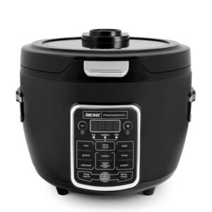 Aroma Professional ARC-1230B Grain, Oatmeal,Slow Cooker, Saute, Steam, Timer, 10 Cup Uncooked/20 Cup Cooked, Black Aroma Professional ARC-1230B Grain, Oatmeal,Slow Cooker, Saute, Steam, Timer, 10 Cup Uncooked/20 Cup Cooked, Black
