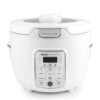 AROMA® Professional Digital Rice Cooker, 10-Cup (Uncooked) / 20-Cup (Cooked), Slow Cooker, Multicooker, Steamer, Oatmeal Cooker, Auto Keep Warm, Sauté-then-Simmer®, 4 Qt, White,...