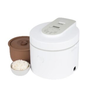 AROMA® Professional Rice Cooker with Purple Clay Cooking Pot, 6-Cup (Uncooked) / 12-Cup (Cooked), Healthy Grain Multicooker, Natural Ceramic, 3 Qt, White, ARC-7206P AROMA® Professional Rice Cooker with Purple Clay Cooking Pot, 6-Cup (Uncooked) / 12-Cup (Cooked), Healthy Grain Multicooker, Natural Ceramic, 3 Qt, White, ARC-7206P