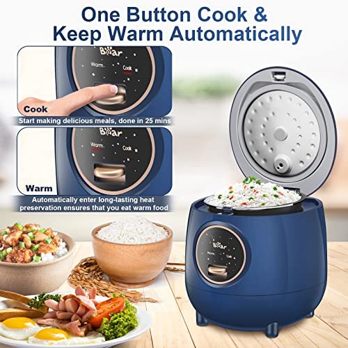 Bear Mini Rice Cooker Review Compact 2-Cup Portable Option for Small Kitchens and Travel