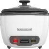BLACK+DECKER 16-Cup Rice Cooker, 8-Cup Uncooked Rice, Steaming Basket, Removable Non-Stick Bowl, One Touch, Keep Warm BLACK+DECKER 16-Cup Rice Cooker, 8-Cup Uncooked Rice, Steaming Basket, Removable Non-Stick Bowl, One Touch, Keep Warm