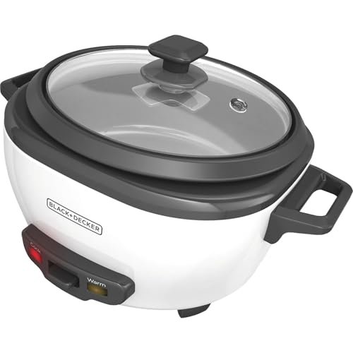 BLACK+DECKER RC3406 Rice Cooker Review Perfect for Small Kitchens with Automatic Keep Warm