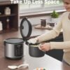 COMFEE' Compact Rice Cooker Review Multifunctional 6-in-1 Stainless Steel Cooker for Small Meals
