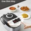 Comfee Rice Cooker Review Compact 6-Cup Fuzzy Logic Cooker with 11 Presets