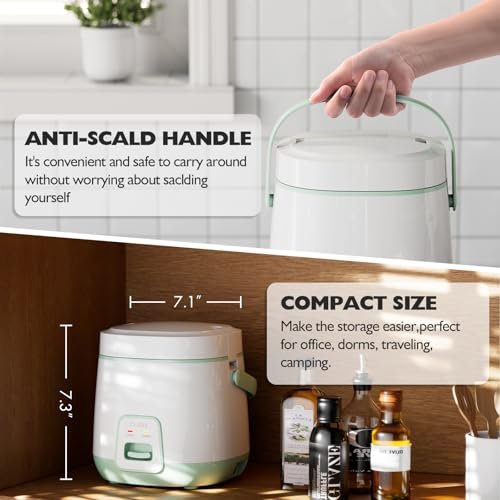 Compact TLOG 140 Rice Cooker Review Healthy Non-Stick Portable Travel Cooker