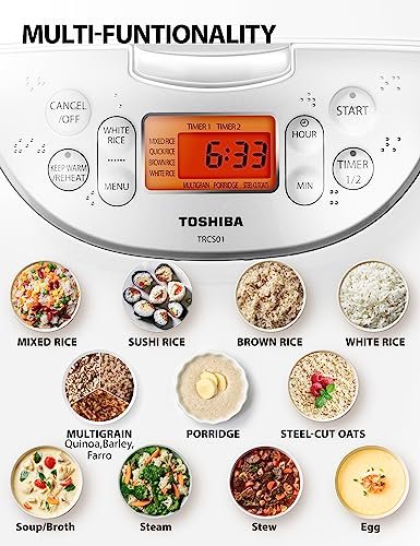 Comprehensive review of the Toshiba TRCS01 rice cooker with fuzzy logic technology