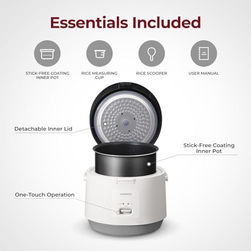 Cuckoo Basic Rice Cooker Review Exploring Large Capacity and Easy One-Touch Operation