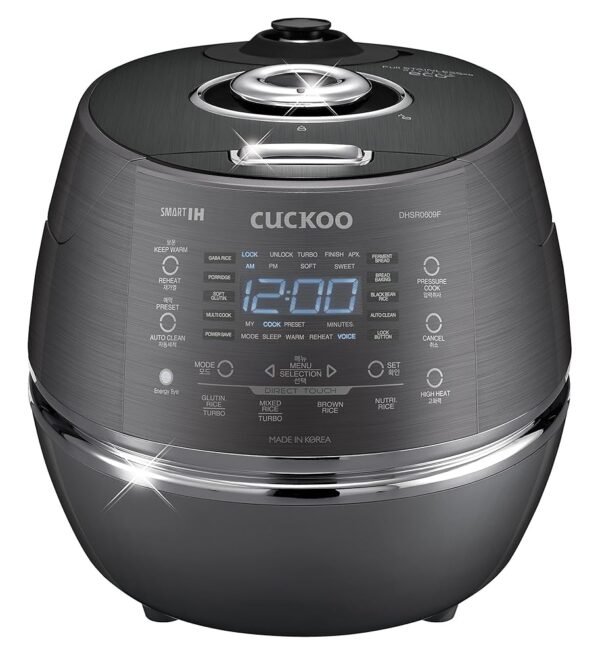 CUCKOO CRP-DHSR0609FD 6-Cup (Uncooked) / 12-Cup (Cooked) Induction Heating Pressure Rice Cooker with Nonstick Inner Pot, 21 Menu Modes, Fuzzy Logic Tech, 3 Voice Guide, Auto... CUCKOO CRP-DHSR0609FD 6-Cup (Uncooked) / 12-Cup (Cooked) Induction Heating Pressure Rice Cooker with Nonstick Inner Pot, 21 Menu Modes, Fuzzy Logic Tech, 3 Voice Guide, Auto...
