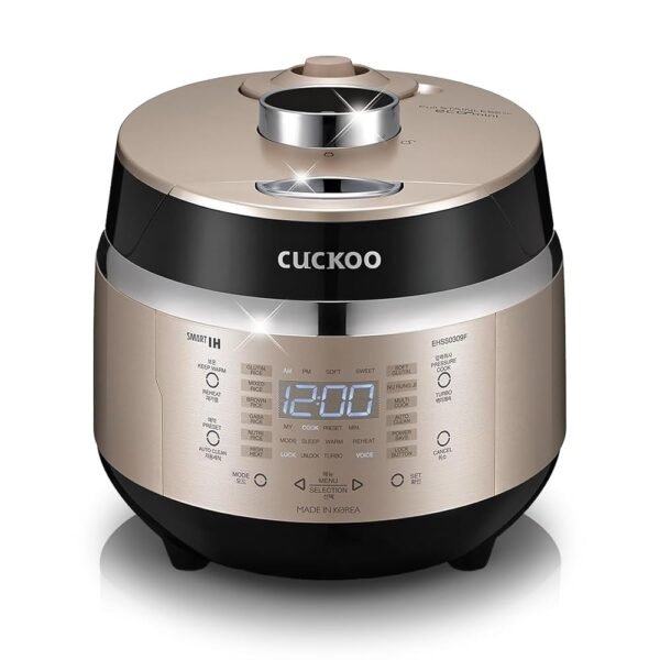 CUCKOO CRP-EHSS0309FG 3-Cup (Uncooked) / 6-Cup (Cooked) Induction Heating Pressure Rice Cooker with Nonstick Inner Pot, 16 Menu Modes, Fuzzy Logic Tech, 3 Voice Guide, Auto... CUCKOO CRP-EHSS0309FG 3-Cup (Uncooked) / 6-Cup (Cooked) Induction Heating Pressure Rice Cooker with Nonstick Inner Pot, 16 Menu Modes, Fuzzy Logic Tech, 3 Voice Guide, Auto...