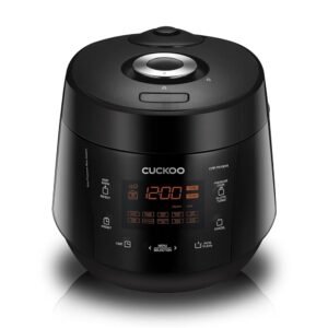 CUCKOO CRP-PK1001S 10-Cup (Uncooked) / 20-Cup (Cooked) Heating Pressure Rice Cooker & Warmer with Nonstick Inner Pot, 13 Menu Options, Fuzzy Logic Tech, Auto Clean (Black) CUCKOO CRP-PK1001S 10-Cup (Uncooked) / 20-Cup (Cooked) Heating Pressure Rice Cooker & Warmer with Nonstick Inner Pot, 13 Menu Options, Fuzzy Logic Tech, Auto Clean (Black)