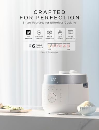 CUCKOO Rice Cooker CRP-LHTR0609FW Review Advanced Induction Heating and Twin Pressure Technology