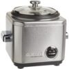 Cuisinart CRC-400P1 4 Cup Rice Cooker, Stainless Steel Exterior
