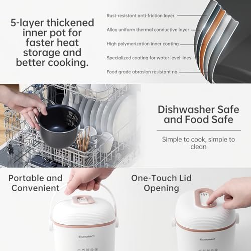 Eamoment Mini Rice Cooker Review Multifunctional Small Appliance with Advanced Features