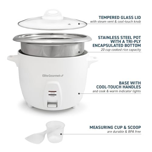 Elite Gourmet ERC-2020 Rice Cooker Review Ultimate Stainless Steel Inner Pot Experience Elite Gourmet ERC-2020 Rice Cooker Review Ultimate Stainless Steel Inner Pot Experience