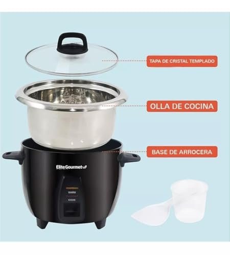 Elite Gourmet Rice Cooker ERC2010B Review Perfect Fluffy Rice with Stainless Steel Pot Elite Gourmet Rice Cooker ERC2010B Review Perfect Fluffy Rice with Stainless Steel Pot