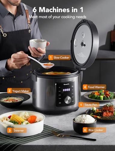 GoveeLife Smart Rice Cooker H7180 review 6-in-1 multi-cooker with app recipes