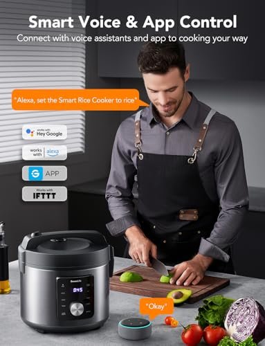 GoveeLife Smart Rice Cooker H7180 review 6-in-1 multi-cooker with app recipes