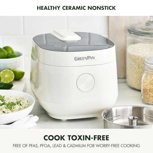 GreenPan Elite Rice Cooker Review Innovative Carb Reduction and Ceramic Nonstick Features Explored