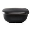 HARIO GO-2B Rice Pot, Microwave Safe, Black, 2 Pieces, Made in Japan HARIO GO-2B Rice Pot, Microwave Safe, Black, 2 Pieces, Made in Japan