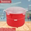 Home-X Microwave Rice Cooker Review Efficient 10 Cup Rice Steamer With Steam Release Vents Home-X Microwave Rice Cooker Review Efficient 10 Cup Rice Steamer With Steam Release Vents