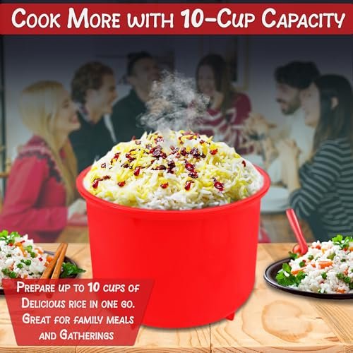 Home-X Microwave Rice Cooker Review Efficient 10 Cup Rice Steamer With Steam Release Vents Home-X Microwave Rice Cooker Review Efficient 10 Cup Rice Steamer With Steam Release Vents