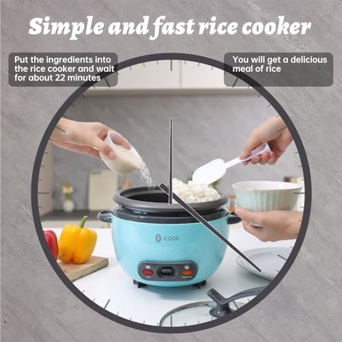 ICOOK URC-5P07B Blue Rice Cooker Review Multi Functional Steamer and Warmer Insights ICOOK URC-5P07B Blue Rice Cooker Review Multi Functional Steamer and Warmer Insights