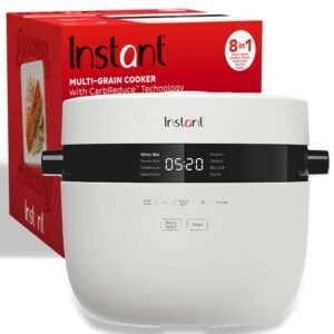 Instant Pot 20-Cup Rice Cooker, Rice and Grain Multi-Cooker with Carb Reducing Technology without Compromising Taste or Texture, From the Makers of Instant Pot, Includes 8... Instant Pot 20-Cup Rice Cooker, Rice and Grain Multi-Cooker with Carb Reducing Technology without Compromising Taste or Texture, From the Makers of Instant Pot, Includes 8...