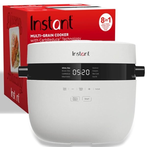 Instant Pot 20-Cup Rice Cooker, Rice and Grain Multi-Cooker with Carb Reducing Technology without Compromising Taste or Texture, From the Makers of Instant Pot, Includes 8... Instant Pot 20-Cup Rice Cooker, Rice and Grain Multi-Cooker with Carb Reducing Technology without Compromising Taste or Texture, From the Makers of Instant Pot, Includes 8...