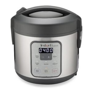 Instant Pot Zest 8 Cup One Touch Rice Cooker, From the Makers of Instant Pot, Steamer, Cooks Rice, Grains, Quinoa and Oatmeal, 8-cup cooked/4-cup uncooked, No Pressure Cooking... Instant Pot Zest 8 Cup One Touch Rice Cooker, From the Makers of Instant Pot, Steamer, Cooks Rice, Grains, Quinoa and Oatmeal, 8-cup cooked/4-cup uncooked, No Pressure Cooking...