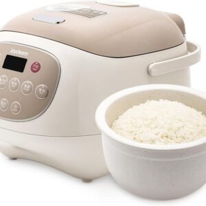 Joydeem Ceramic Rice Cooker, 6 Cups Uncooked Rice Cookers with Pure Ceramic Inner Pot, Healthy & PFOA Free, 3L, DFB-C300 Joydeem Ceramic Rice Cooker, 6 Cups Uncooked Rice Cookers with Pure Ceramic Inner Pot, Healthy & PFOA Free, 3L, DFB-C300