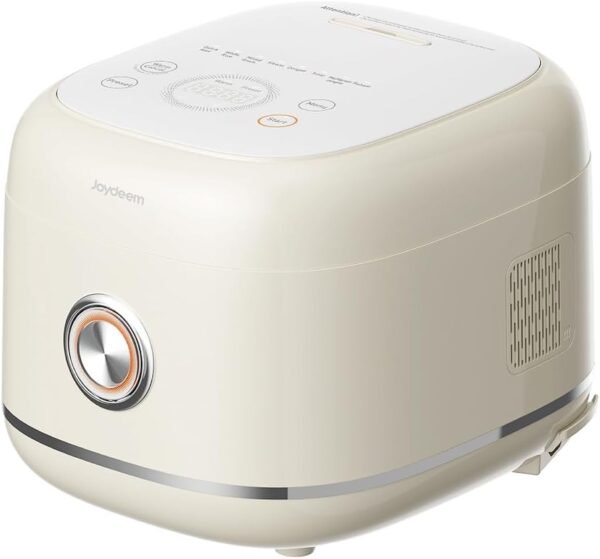 Joydeem Stainless Steel Rice Cooker, Uncoated Non-stick 316L Stainless Steel Inner Pot Rice Cookers, 6 Cup Uncooked, 3L, DFB-D300 Joydeem Stainless Steel Rice Cooker, Uncoated Non-stick 316L Stainless Steel Inner Pot Rice Cookers, 6 Cup Uncooked, 3L, DFB-D300