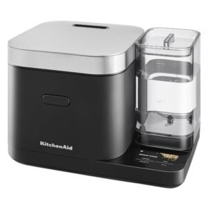 KitchenAid Grain and Rice Cooker 8 Cup with Automatically Sensing Integrated Scale + Water Tank, KGC3155BM KitchenAid Grain and Rice Cooker 8 Cup with Automatically Sensing Integrated Scale + Water Tank, KGC3155BM