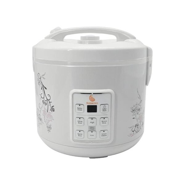 KOSMIKO Rice Cooker 20 Cup Cooked (10 Cup Uncooked)– Instant Pot Vegetable Steamer for Kitchen – Multipurpose Food Steamer for Rice, Meat, Veggies – Easy to Use and Elegant... KOSMIKO Rice Cooker 20 Cup Cooked (10 Cup Uncooked)– Instant Pot Vegetable Steamer for Kitchen – Multipurpose Food Steamer for Rice, Meat, Veggies – Easy to Use and Elegant...
