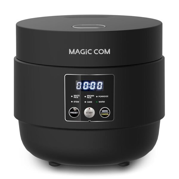 MAGiC COM Rice Cooker 4 Cup(Uncooked) 8 Cup(Cooked), Small Rice Cooker with Steamer, One Touch Healthy Cooking & Warmer, Slow Cooker with Nonstick Inner Pot, 24 Hour Delay... MAGiC COM Rice Cooker 4 Cup(Uncooked) 8 Cup(Cooked), Small Rice Cooker with Steamer, One Touch Healthy Cooking & Warmer, Slow Cooker with Nonstick Inner Pot, 24 Hour Delay...