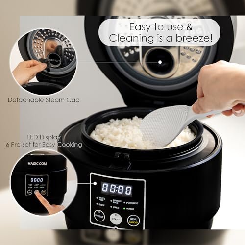 MAGiC COM Small Rice Cooker Review Exploring Versatile 6-in-1 Cooking Features MAGiC COM Small Rice Cooker Review Exploring Versatile 6-in-1 Cooking Features