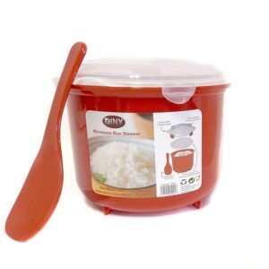 Microwave Rice Steamer Cooker BPA Free 2.6L Red Microwave Rice Steamer Cooker BPA Free 2.6L Red