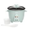 Mini Rice Cooker with Removable Nonstick Bowl and Auto Keep Warm Function, Great For Soups, Stews, Grains and Oats, 6 Cups Cooked (3 Cups Uncooked), 1.5-Quart, Aqua Mini Rice Cooker with Removable Nonstick Bowl and Auto Keep Warm Function, Great For Soups, Stews, Grains and Oats, 6 Cups Cooked (3 Cups Uncooked), 1.5-Quart, Aqua