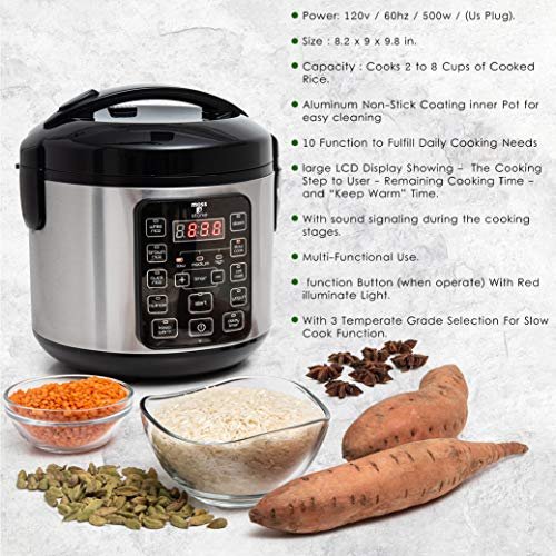Moss & Stone Rice Cooker Review A 4-8 Cup Stainless Steel Multifunctional Steamer Moss & Stone Rice Cooker Review A 4-8 Cup Stainless Steel Multifunctional Steamer