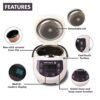 Reishunger Mini Rice Cooker Review 8 Cooking Modes and Ceramic Pot Features Reishunger Mini Rice Cooker Review 8 Cooking Modes and Ceramic Pot Features