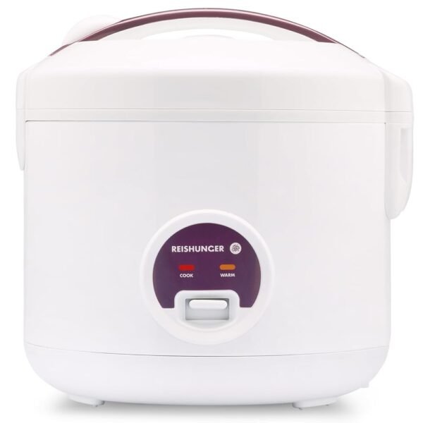 Reishunger Rice Cooker & Steamer with Keep-Warm Function - 5 Cups Uncooked Rice - Ceramic Coating incl. Steamer Insert - For 1-6 People Reishunger Rice Cooker & Steamer with Keep-Warm Function - 5 Cups Uncooked Rice - Ceramic Coating incl. Steamer Insert - For 1-6 People