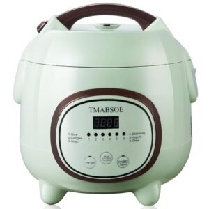 Rice Cooker 6 Cup (Cooked), Small Rice Cooker with 6 Cooking modes,24-Hr Delay Timer and Auto Keep Warm Function, Non-Stick Inner Pot,1.6L Suitable For 1-3 People