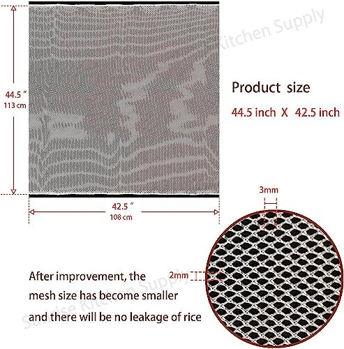Sushi Rice Cooking Net Review for Kitchen Explorers Large 43x43 Polyester Napkin Sushi Rice Cooking Net Review for Kitchen Explorers Large 43x43 Polyester Napkin