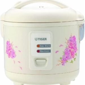Tiger JAZ-A18U-FH 10-Cup (Uncooked) Rice Cooker and Warmer with Steam Basket, Floral White Tiger JAZ-A18U-FH 10-Cup (Uncooked) Rice Cooker and Warmer with Steam Basket, Floral White